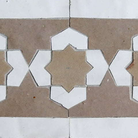 EZRBRD2107 Zellige Border Mosaic