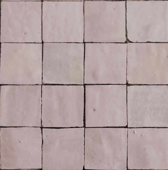 Moroccan Zellige Mosaic EZR1505: Moroccan Pink