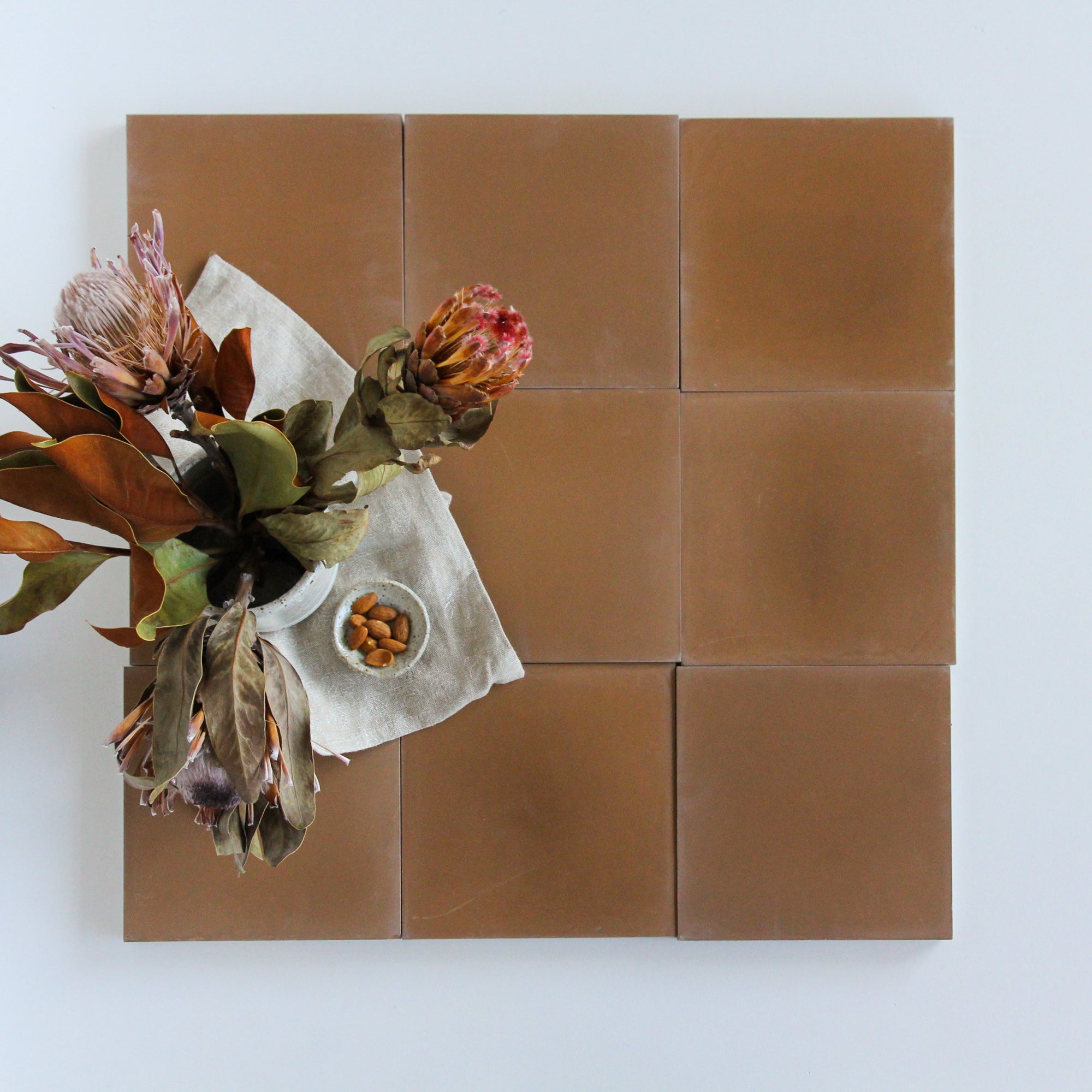 Umber Cement Individual Tile Sample