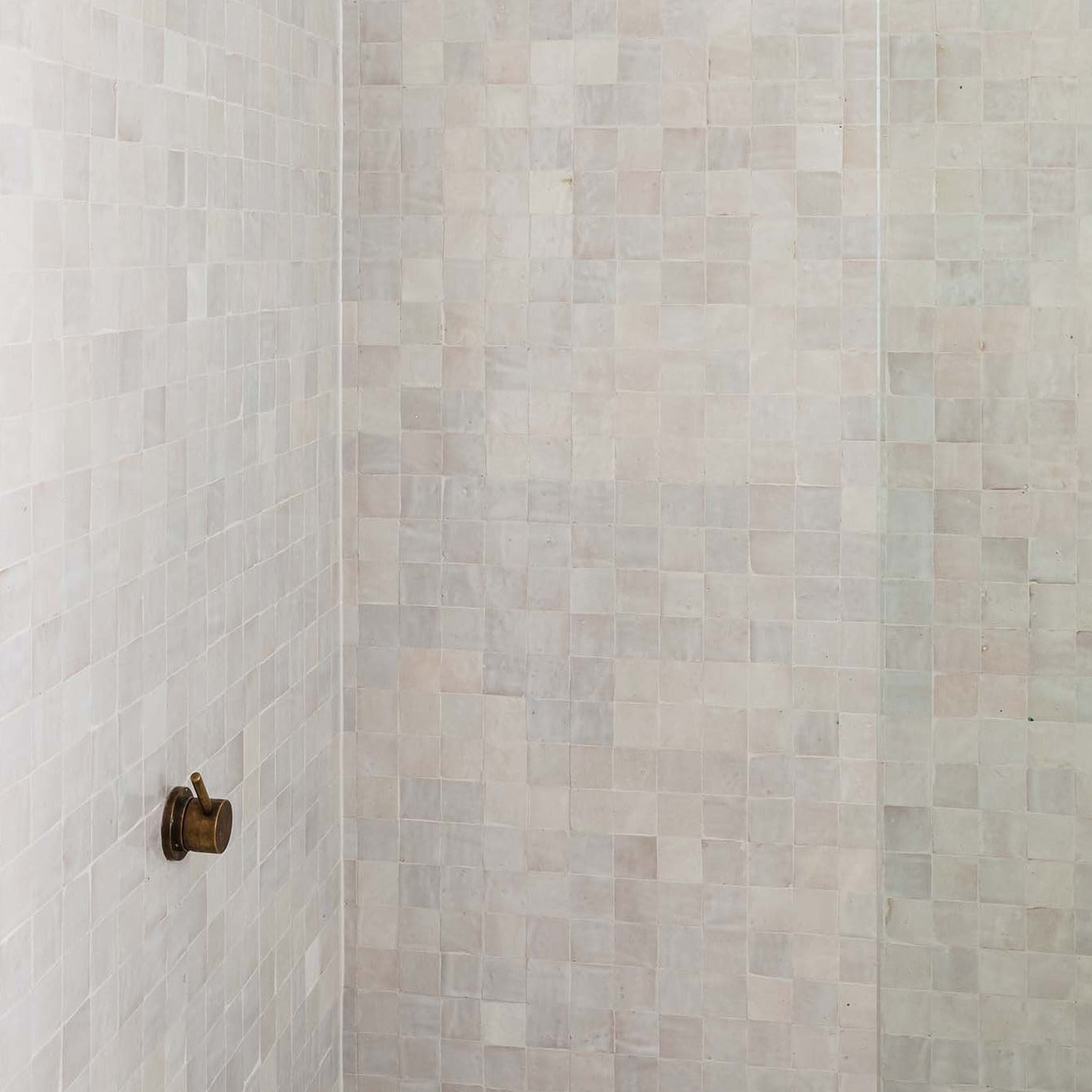 Moroccan Zellige Mosaic EZR1505: Snow