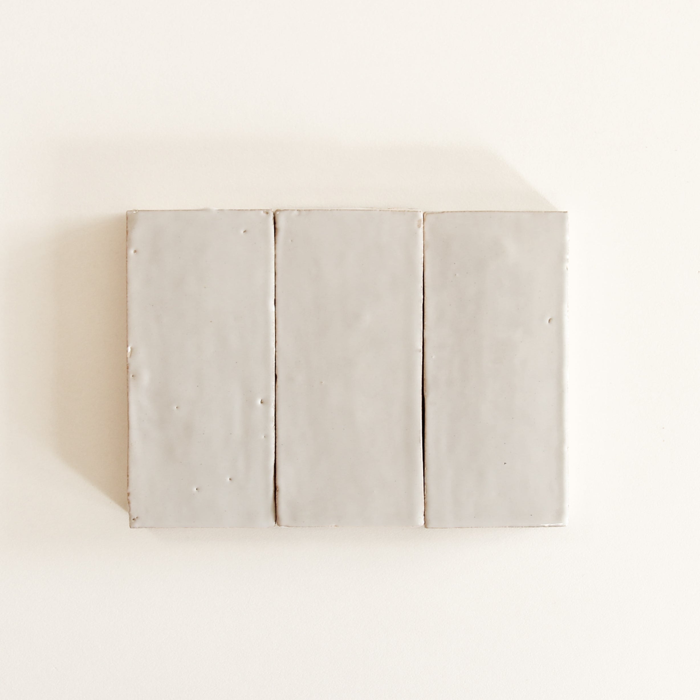 Wide Bejmat Tile Sample in Colour Snow