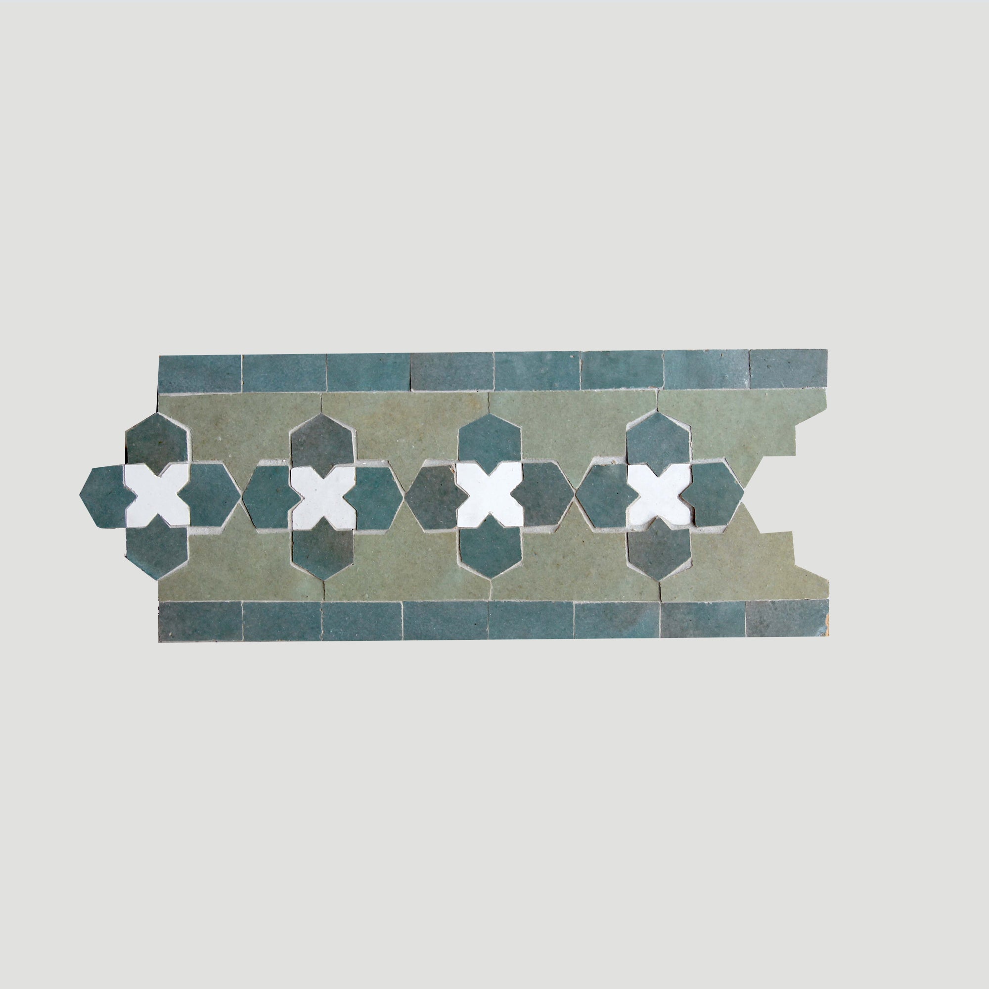 EZRBRD2102 Zellige Border Mosaic