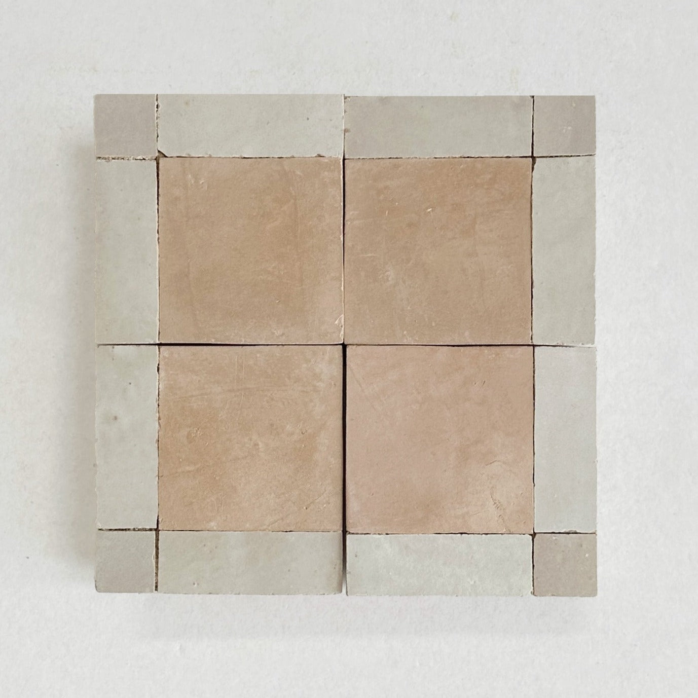 Moroccan Zellige Mosaic EZR0226 Clay, Oat & Dust