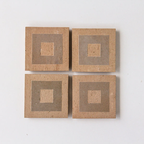 Zellige Cubo with Latte Insert Individual Tile Sample