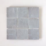 Moroccan Zellige Square Duck Egg Blue Sample