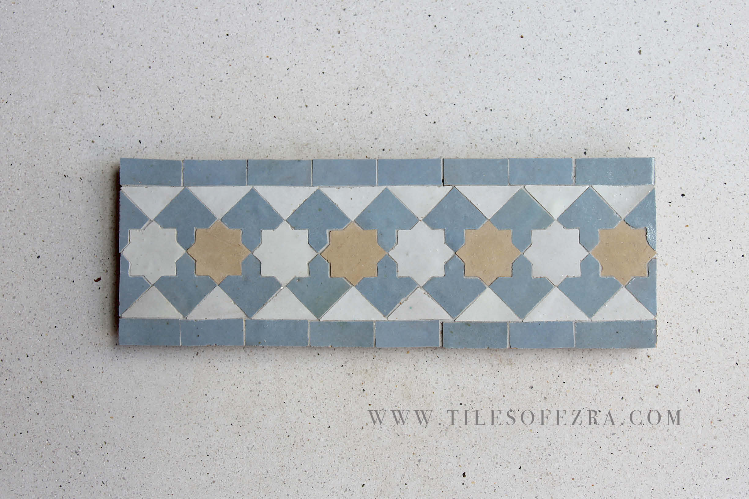 EZRBRD2106 Zellige Border Mosaic