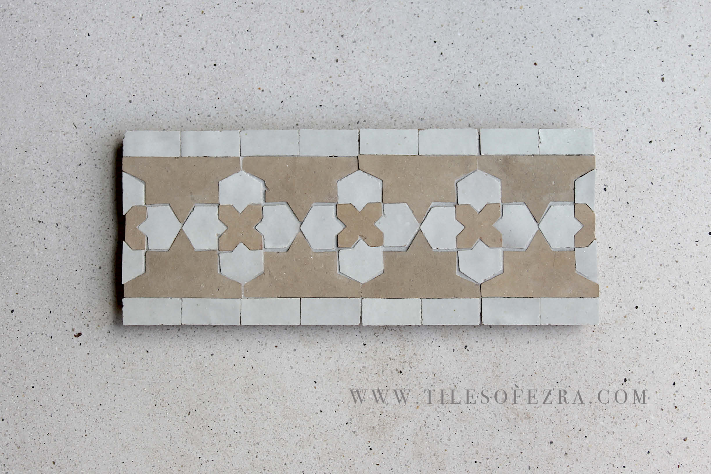 EZRBRD2102 Zellige Border Mosaic