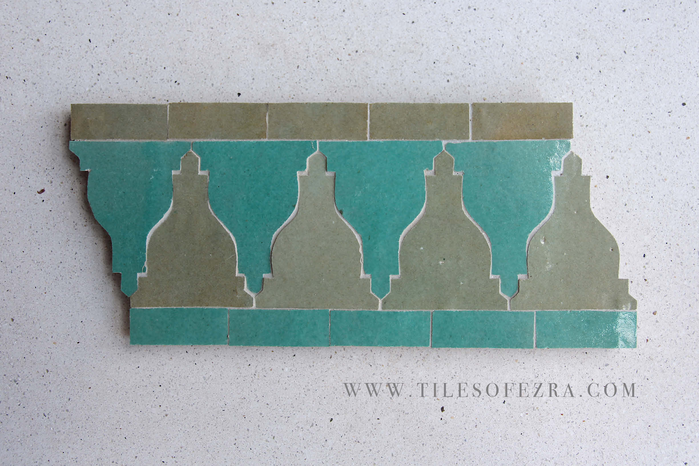 EZRBRD2103 Zellige Border Mosaic