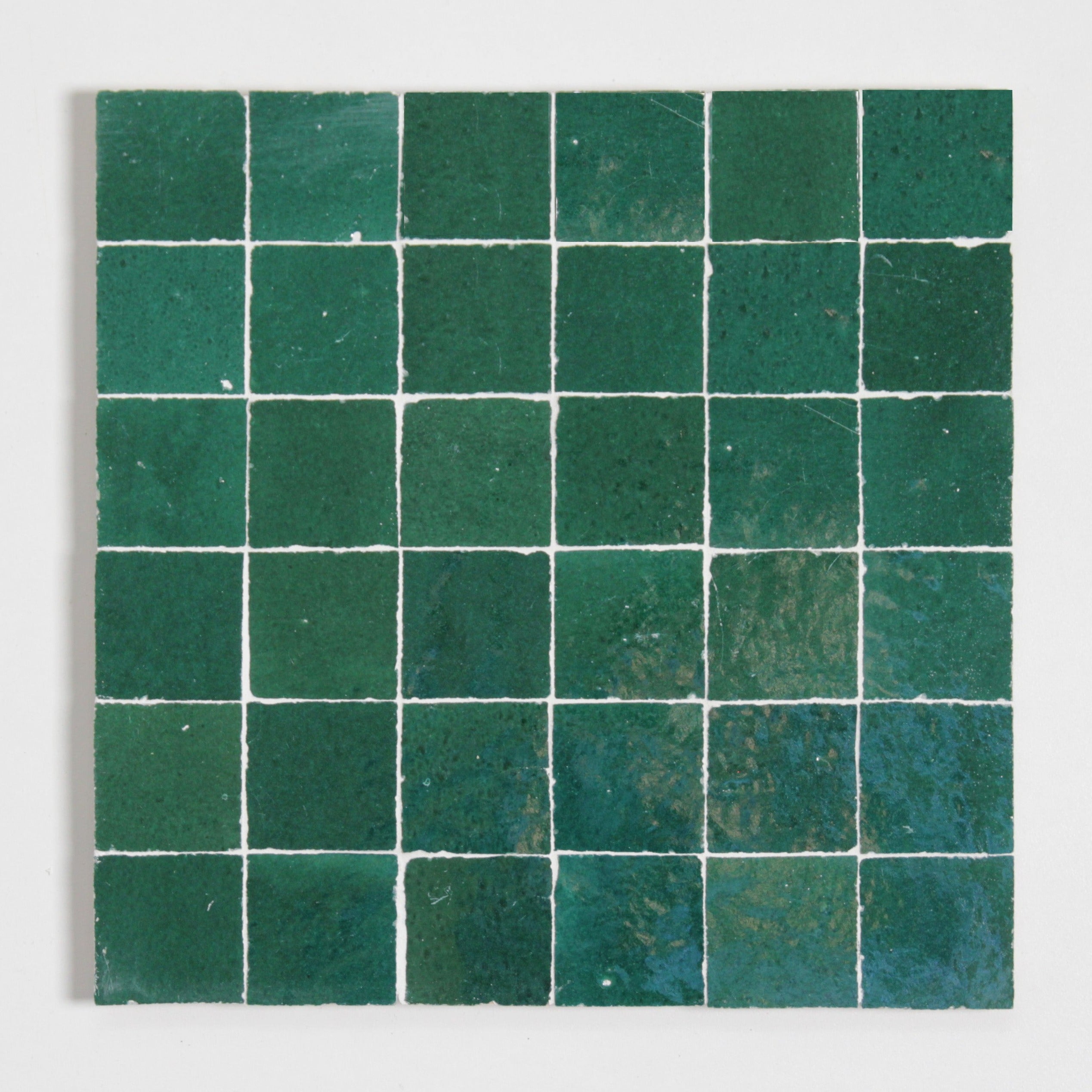 Moroccan Zellige Mosaic EZR1505: Forest Green