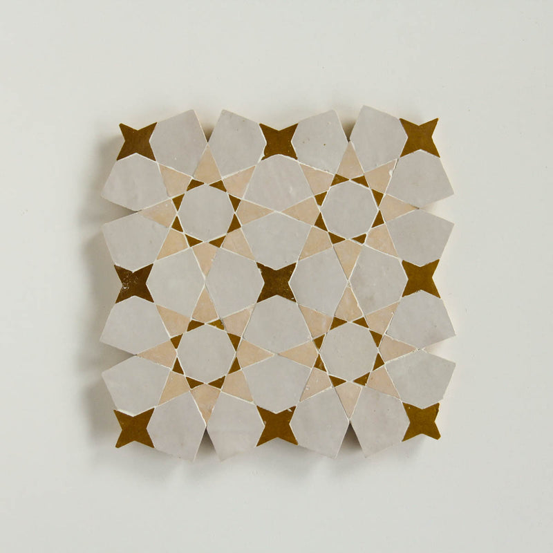 Moroccan Zellige Mosaic EZR0197 Large Format