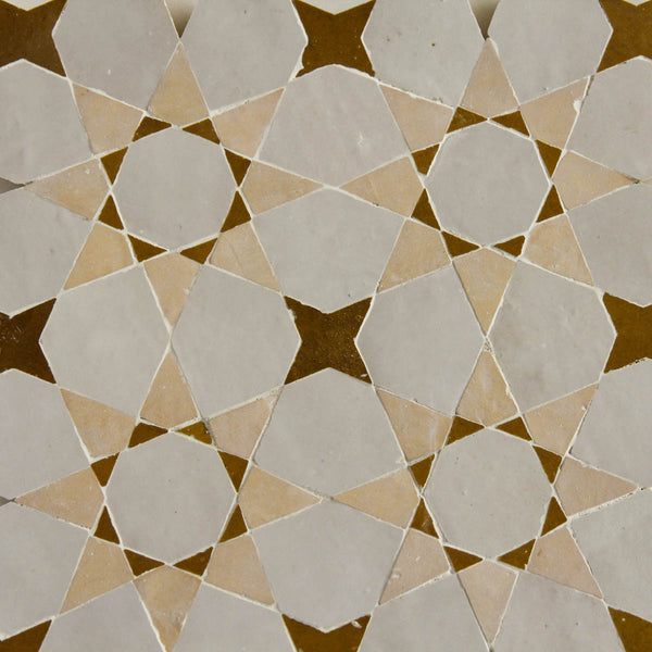 Moroccan Zellige Mosaic EZR0197 Large Format